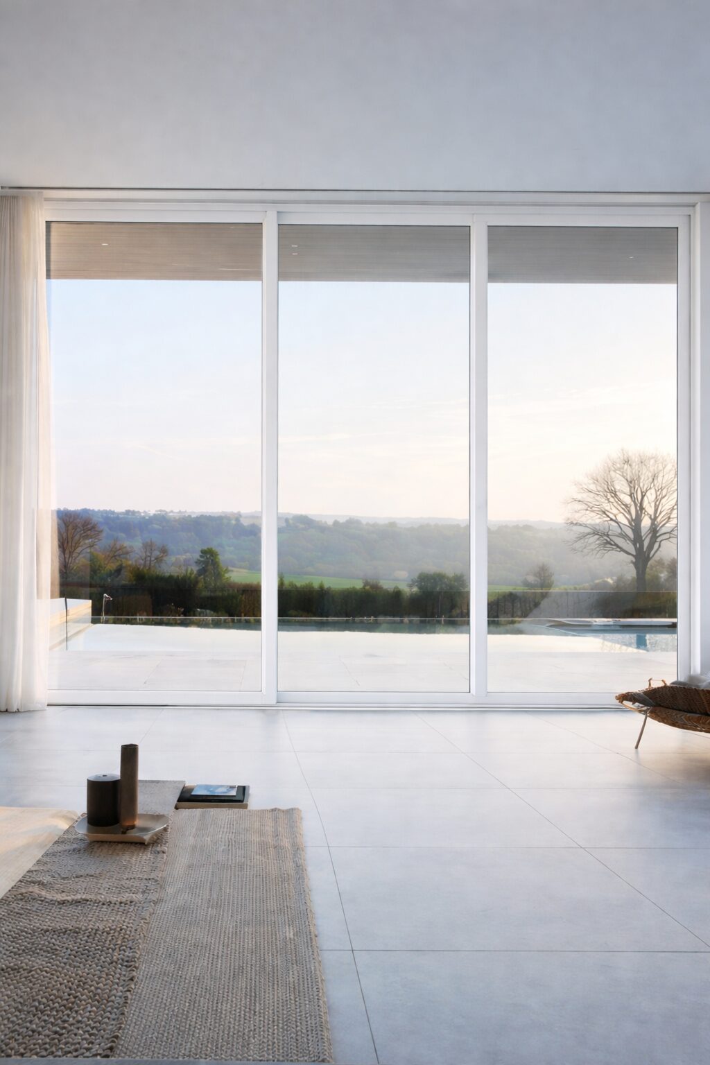 Baie vitrée aluminium Gamme Minimaliste