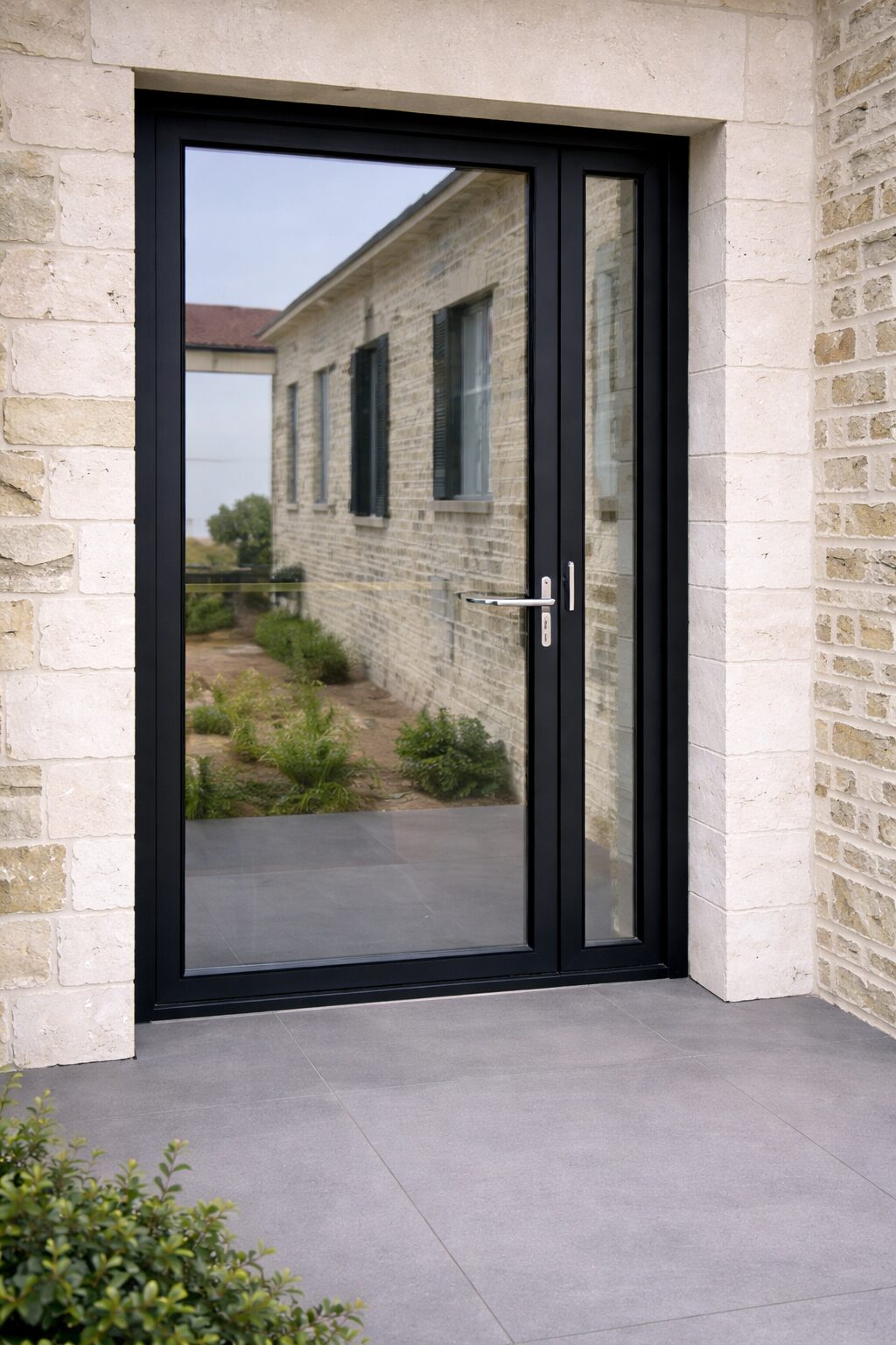 Porte vitrée