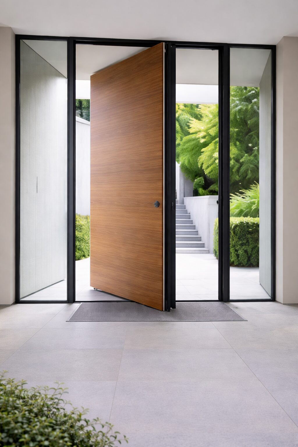 Porte pivotante
